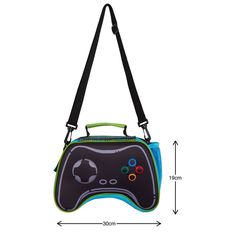 Epic Gamer Lunch Bag for Kids 3D Gaming Controller Lunch