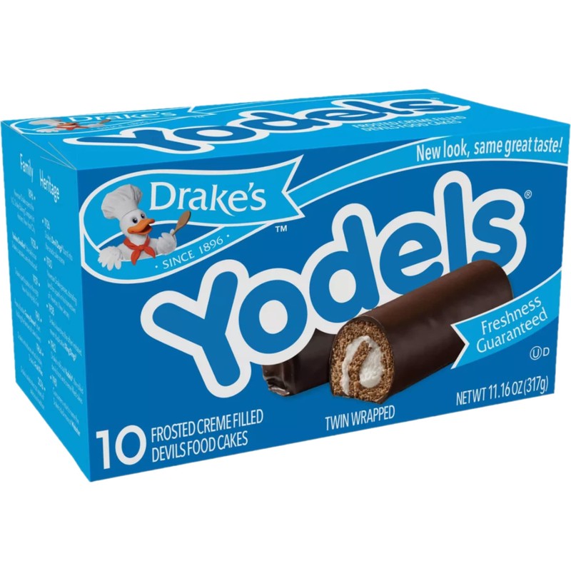 Drake's Cakes Yodels, 10 cakes per box, 11.16 oz of