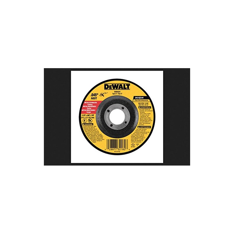 4-1/2" x .045" x 7/8" Thin Cutting Wheel Dcw (115-DW8424)