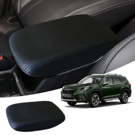 ciizssria Center Console Armrest Cover for Subaru Forester Accessories 2024 2023 2022 2021 2020 2019, for Forester 2024-2019 Arm Rest Box Lid Protection Armrest Seat Leather Interior, Middle Console