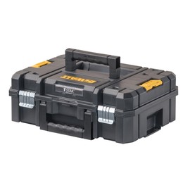 DEWALT TSTAK II Tool Box, Flat Top Tool Storage Case, Organizer Box Holds Up To 66 lbs, Flexible Platforms for Stacking, 13 Inch (DWST17807)