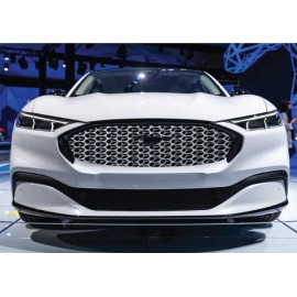 Mustang Fits Ford Mach-E Mustang Grille Vehicle Graphic Wrap Metal Mesh Grid Cast Ovals