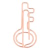 100Pcs Paper Clip Metal Rose Gold Color Urheen Design Paperclip