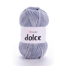 Dolce Yarn by Yarnart - Hilo de felpilla suave de terciopelo súper voluminoso, manta, Amigurumi, ganchillo, 100 g (3.53 oz), 131 yardas (782)