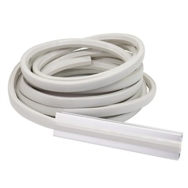 BLCCLOY 4 Meters 8mm 3030 Series 1515 15 Series Aluminum Extrusion 8mm Aluminum Profile Slot Cover Flat Seal for 8mm Slot Seal Strip 30mm x 30mm and 1.5 inch x 1.5 inch Aluminum Extrusion Rail-White