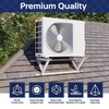 WeCooper Rooftop Mini Split Mount Bracket 9000to24000BTU,Heavy Duty Adjustable Roof