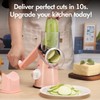 Ancevsk Rotary Cheese Grater with Handle, Round Mandoline Speed Kitchen