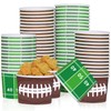 gisgfim Football Party Snack Bowls Supplies for 50 Guests Disposable