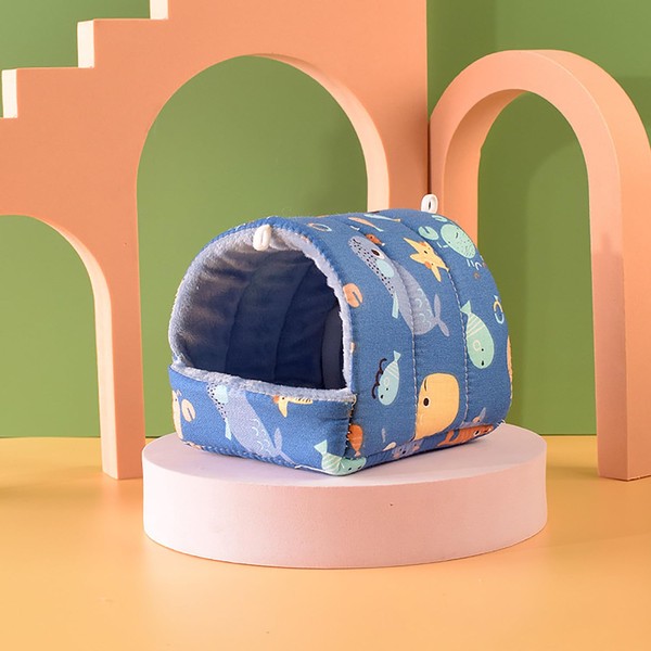 YSIMPAONK Winter Warm Small Animals Bed Playing Soft Hamster Bed