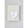Creative Co-Op Marble Heart Dish