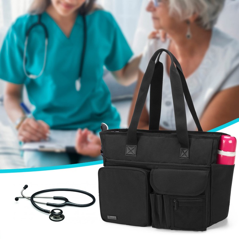 Trunab Nurse Bag with Padded 15.6 Inch Laptop Sleeve