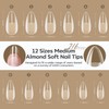 Modelones Nail Tips, 216 Pieces, Full Cover Nail Tips Set,