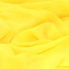 Chiffon Fabric Polyestser Sheer for Bridal Decoration 59“(1 Yard,Yellow)