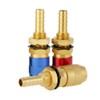 3pcs 8mm Water Cooled & Gas Adapter Quick Connector Fitting