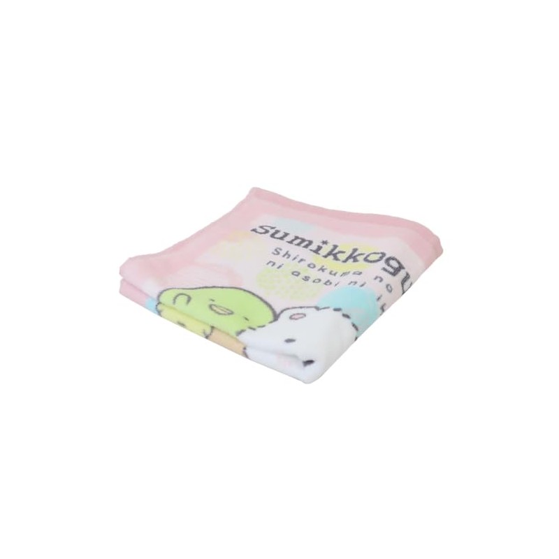 Wash Towel (Sumikko Gurashi Shirokuma Hometown) Shirring Dye Print