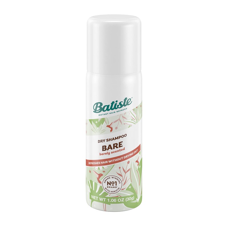 Batiste Dry Shampoo, Bare, Mini Travel Size 1.6 oz (Pack