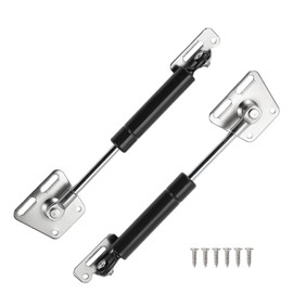 Motoforti Universal Lift Supports Struts Gas Spring 6inch/155mm 4Ib/ 20N/ 2kg Carbon Steel Black 2 Set