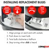 DynaTrap 32050 Replacement UV Light Bulbs for DT2000XL Insect Trap