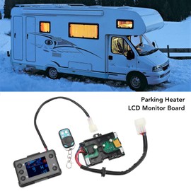 12V 5KW Auxiliary Heater LCD Monitor Remote Control Board Motherboard Auxiliary Heater Motherboard Control Board Heating LCD Monitor Motherboard Set for Car Bus Rail Air Heating