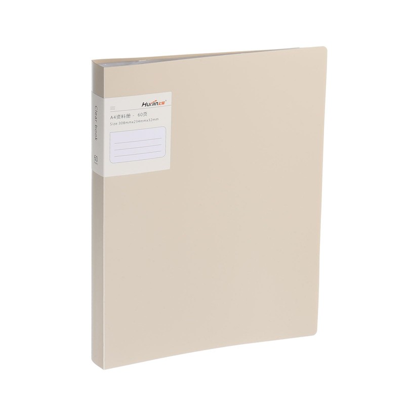 PATIKIL 9x12" Binders with Plastic Sleeve, PP 60 Pockets Waterproof