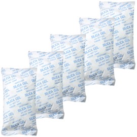 Desicco 100 Gram [5 Packets] Silica Gel Packets Desiccant Packs Dehumidifiers - Breathable Fabric Silica Packets, Silica Gel Packs, Silica Gel - Clothing, Musical Instruments & More.