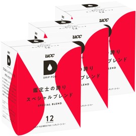 UCC Drip Pods Dedicated Capsules, Appraisers Pride Special Blend, 12 Cups, 3.2 oz (90 g) x 3 Boxes