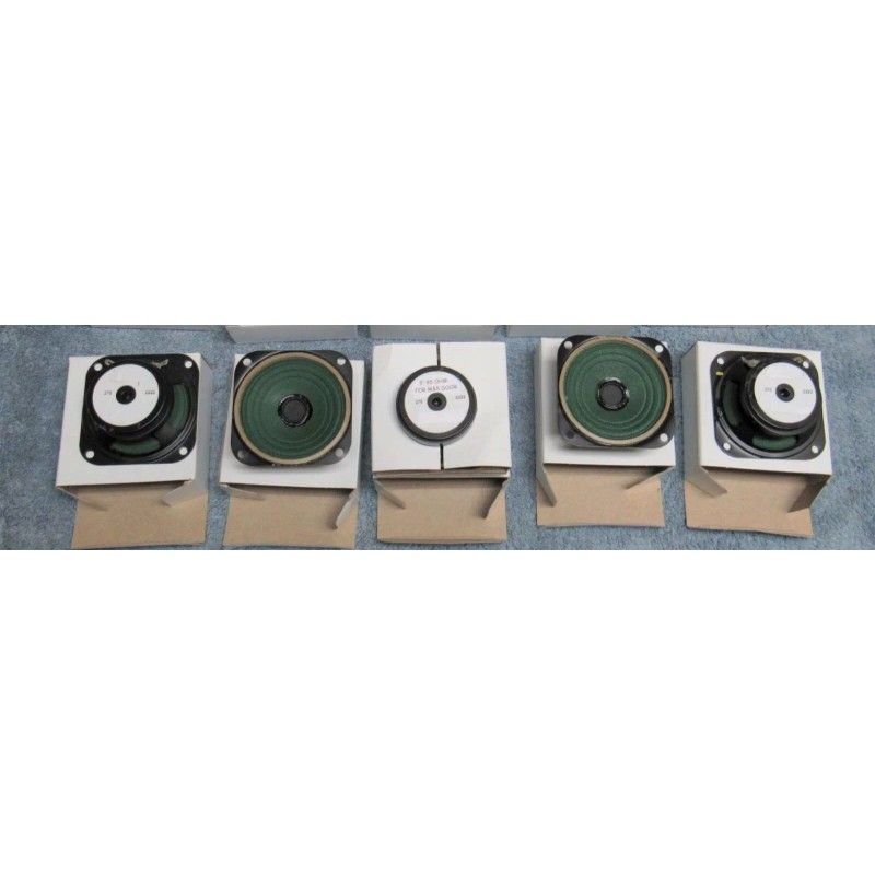 M&S Systems (5) 3" door speaker 45Ohm M&S BD3BN, DS3B,