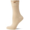 Nur Die Women's opaque Calf Socks, Beige (beige 355), 2.5-5
