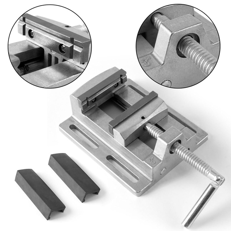 STAHLWERK FZ-76 ST Machine Vice Parallel Vice with Hardened Clamping
