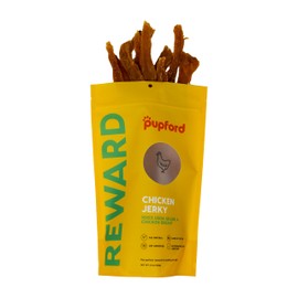 Jerky Treats for Dogs - Made in The USA, 100% Real Meat, No Fillers, No Hormones, No Chemicals, Safest and Tastiest Treats - Perfect for Both Large and Small Dogs of All Ages (Chicken, Large)