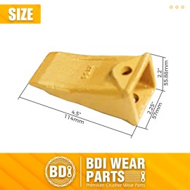 Unbranded X156 X156S Dirt Teeth Bucket Teeth/Tooth with P156 Roll Pins 5 Pack