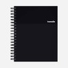 1 Subject Spiral Notebook College Ruled 8"x10" MIDNIGHT Black
