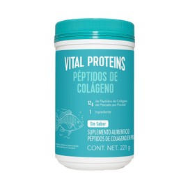Vital Proteins Marino, Péptidos de Colágeno, Sin Sabor Bote de 221g.