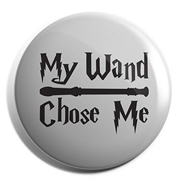 Hippowarehouse My Wand Chose Me (Recorder) Badge Pin 38mm