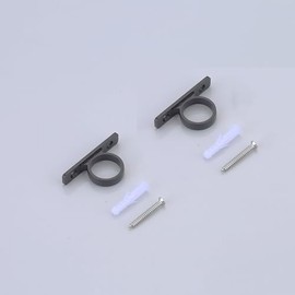 DF-SA155-MB RV Shower Hose Guide Ring - Mounting Screws Included (Matte Black)