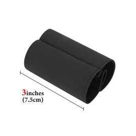 Geekria for Creators Microphone Elastic Sleeve for Voice Recorder, Mic Cover Compatible with Sony TX650, 660 Recorder and Other Handheld Microphones (Black / 2 Pack)