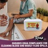 Kemp USA Bloodborne Pathogen Kit in Plastic Case