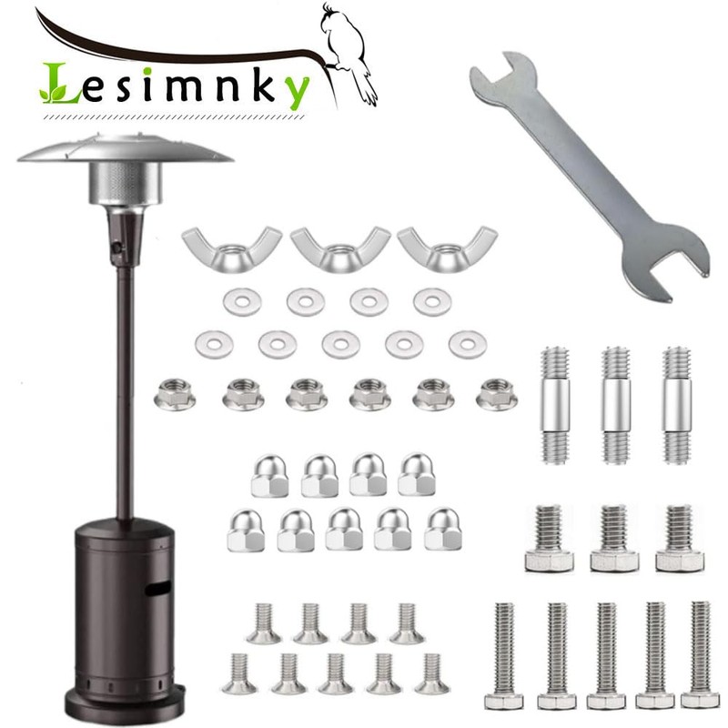 Patio Heater Replacement Parts Bolt Hardware Kit, Replacement Bolt &