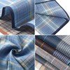 HOULIFE 100% Cotton Men's Stripe Soft Checkered Pattern Handkerchiefs Assorted
