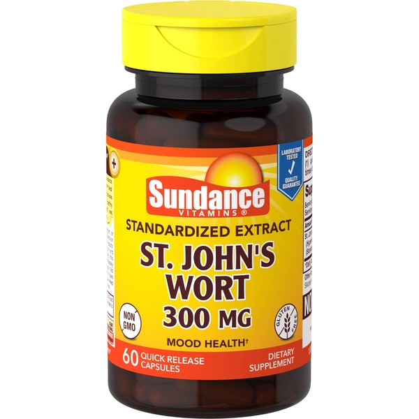 Sundance St John's Wort Extract 300 mg Tablets, 60 Count