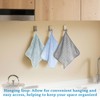 Hipruict Kitchen Towels with Hanging Loop, Pack of 5 Absorbent