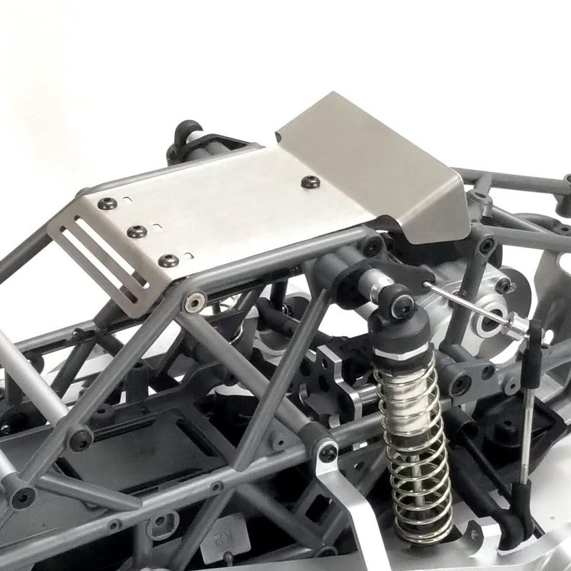 kingfly OP Parts Stainless Steel Roof Wing Plate for Tamiya