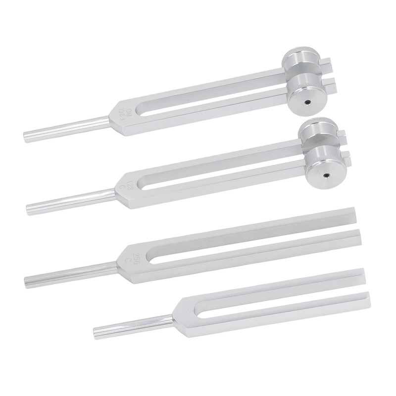 Resonance Tuning Forks Healing Set C128Hz 384Hz C256Hz OM136.1Hz Weighted