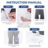 Urine Collection Bag, Reusable Portable Silicone Urinal with 2 Urine