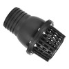 Water Pump Foot Valve Black PVC Low Pressure Flat Check