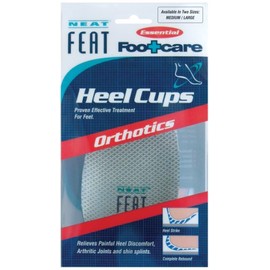Neat Feat Heel Cups Large Size UK Female 7-8 and UK Male 10-12