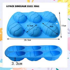 Ostereierform, 2 Stück, Silikonform, Schokolade, Ostern, Kuchenform, Backform zum Backen, Kuchen, Muffin, Ostergeschenk