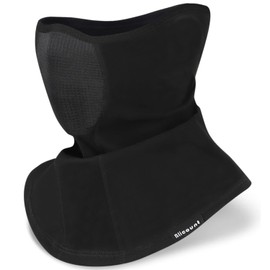 Blicount Tube Scarf Men's Windproof Multifunctional Scarf Neck Warmer Warm Winter Neckerchief Breathable Neck Warmer for Outdoor Skiing Motorcycle Bicycle Jogging, black