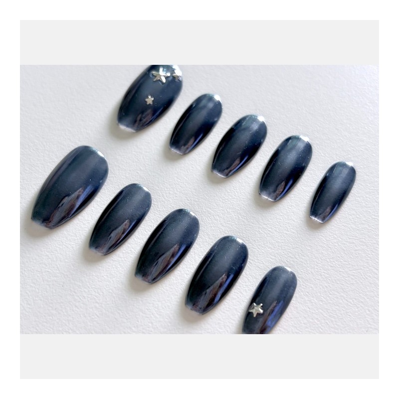 [Dark] Handmade nail tips - Stiletto / [어둠 Dark] 수제네일팁