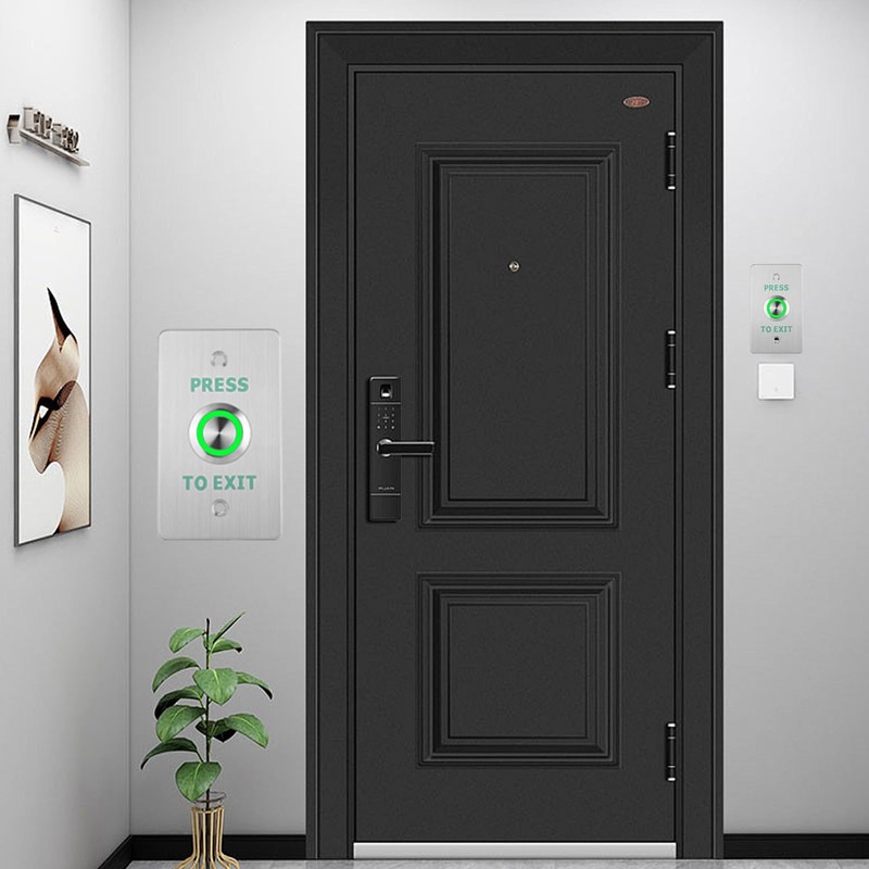 BFLCTGCF IP68 Waterproof Exit Button NO&NC &COM with LED Door